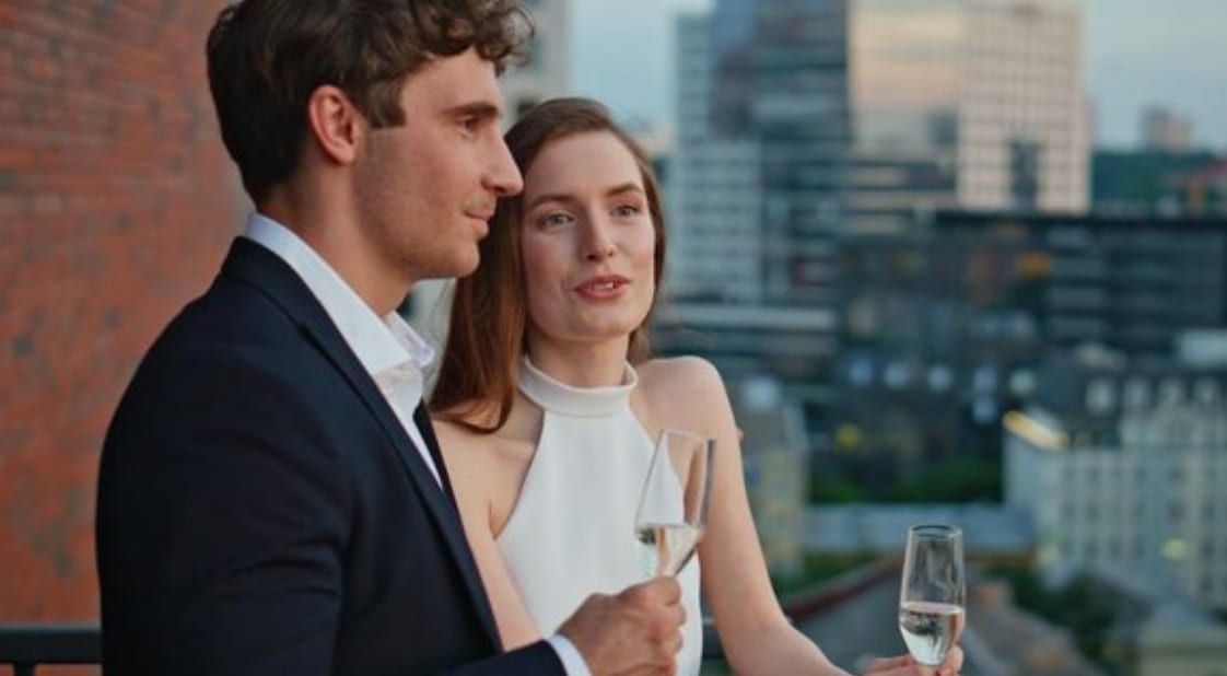 Successful couple building a strong relationship together